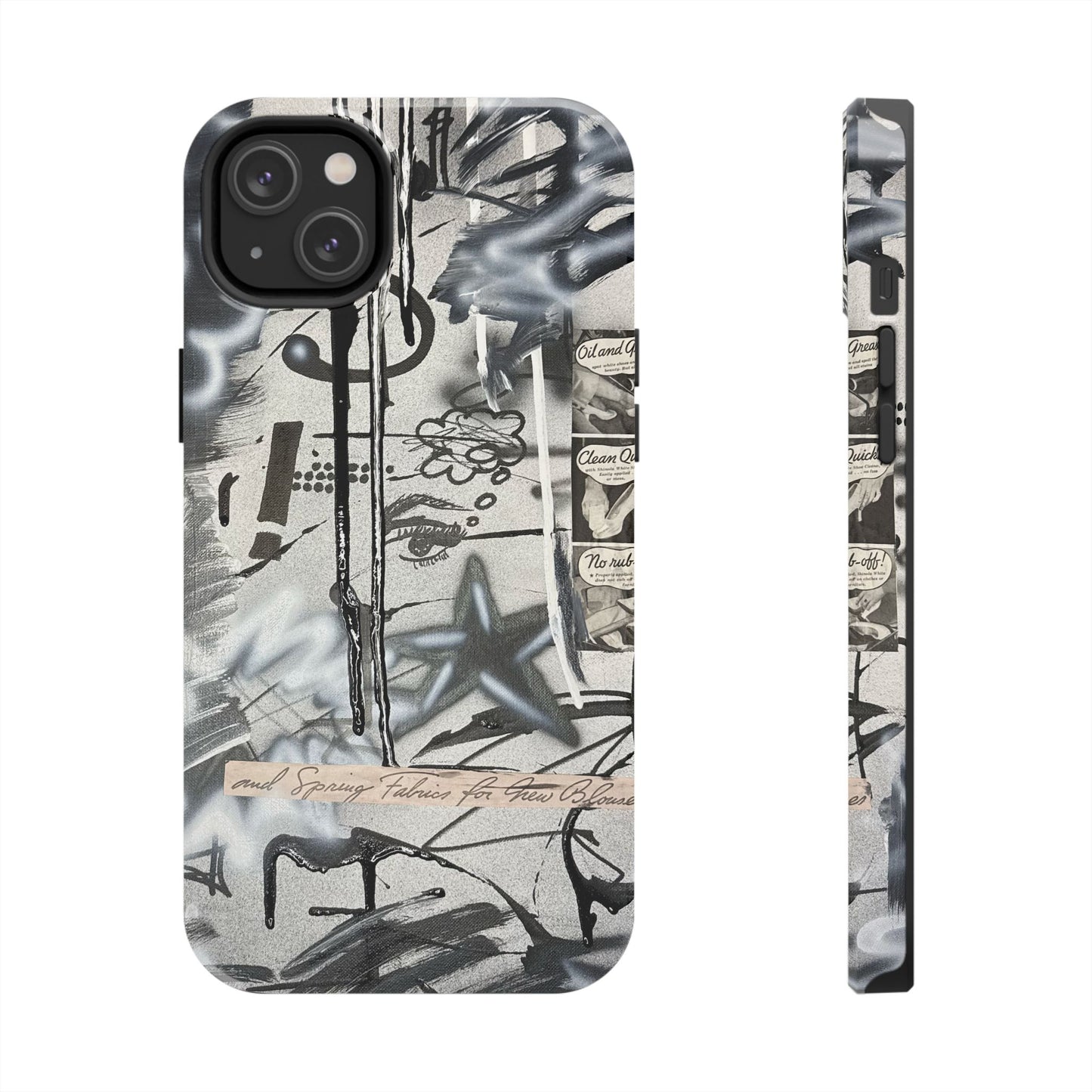 "monochrome mood" airbrush iPhone case
