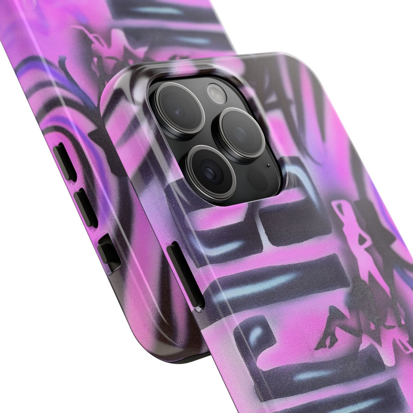 "neon nights" airbrush iPhone case