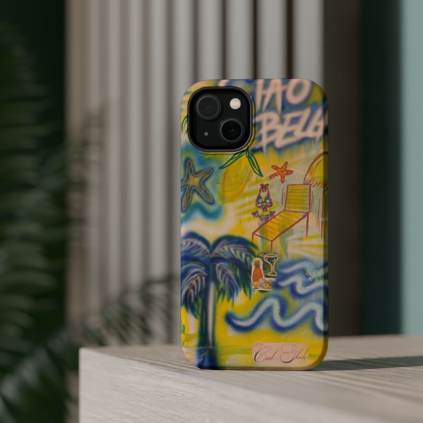 MagSafe "ciao bella" airbrush iPhone case