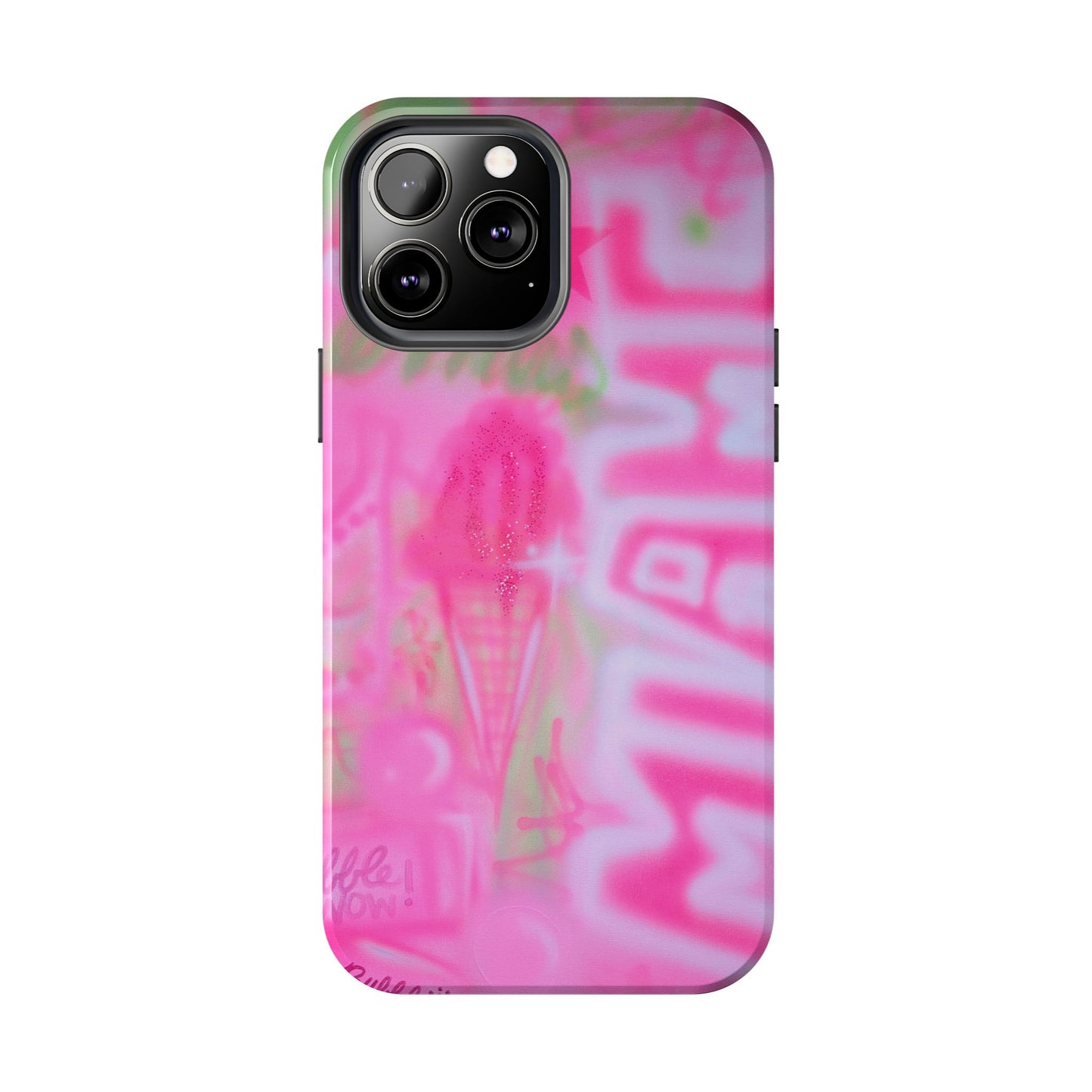 "sunset sorbet" airbrush iPhone case