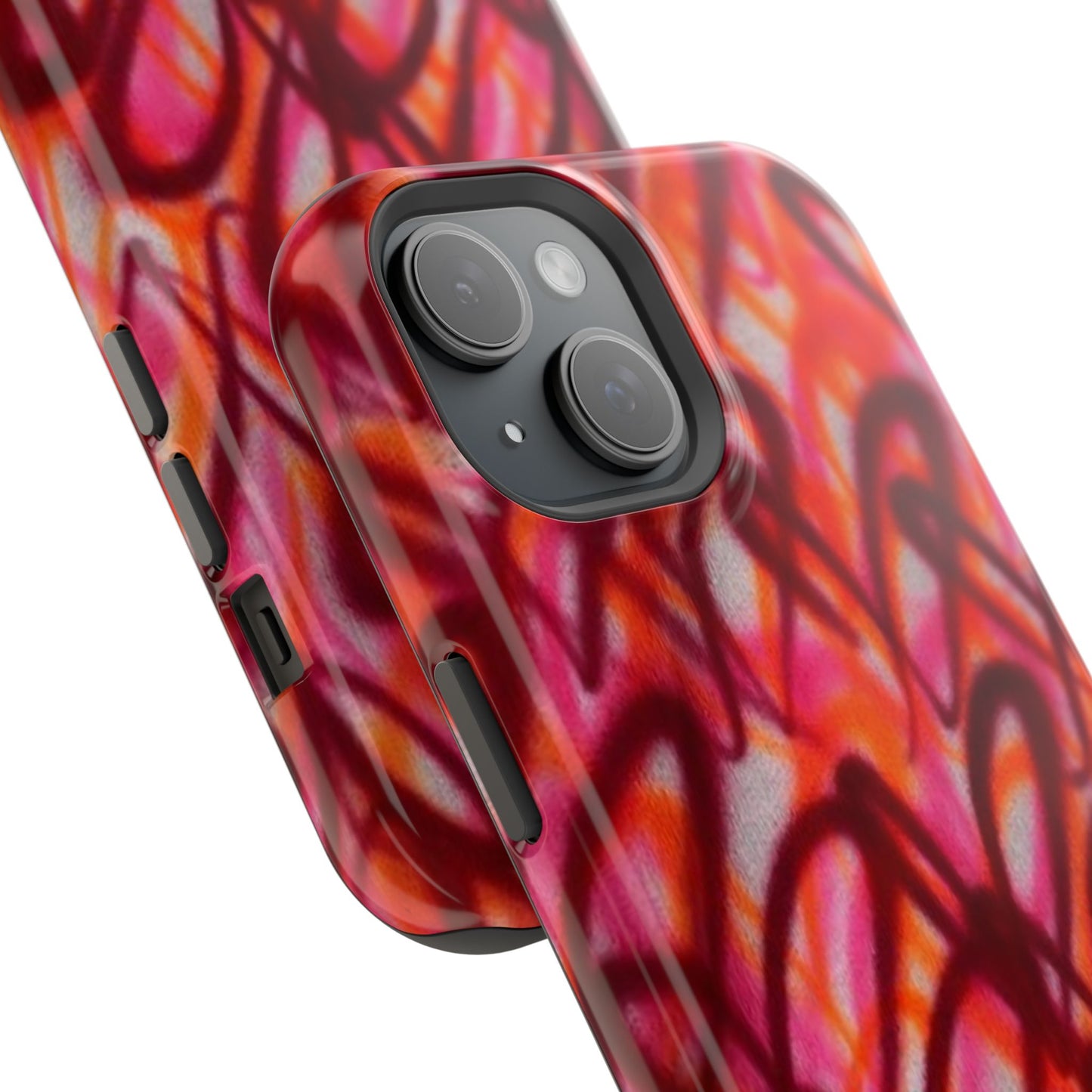 MagSafe „Graffiti Love“ Airbrush iPhone Hülle