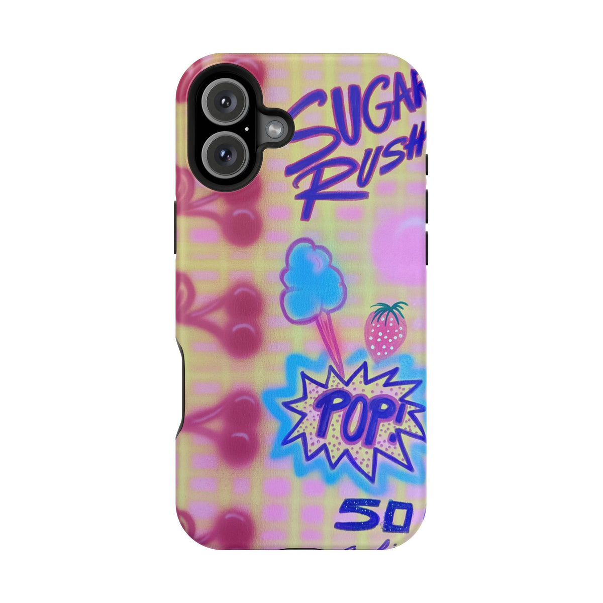 MagSafe "sugar rush" airbrush iPhone case