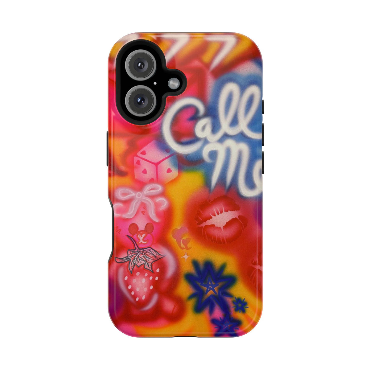 MagSafe "CALL ME!" airbrush iPhone case