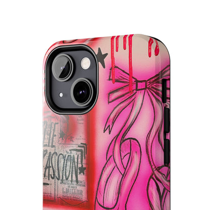 "plié passion” airbrush iPhone case