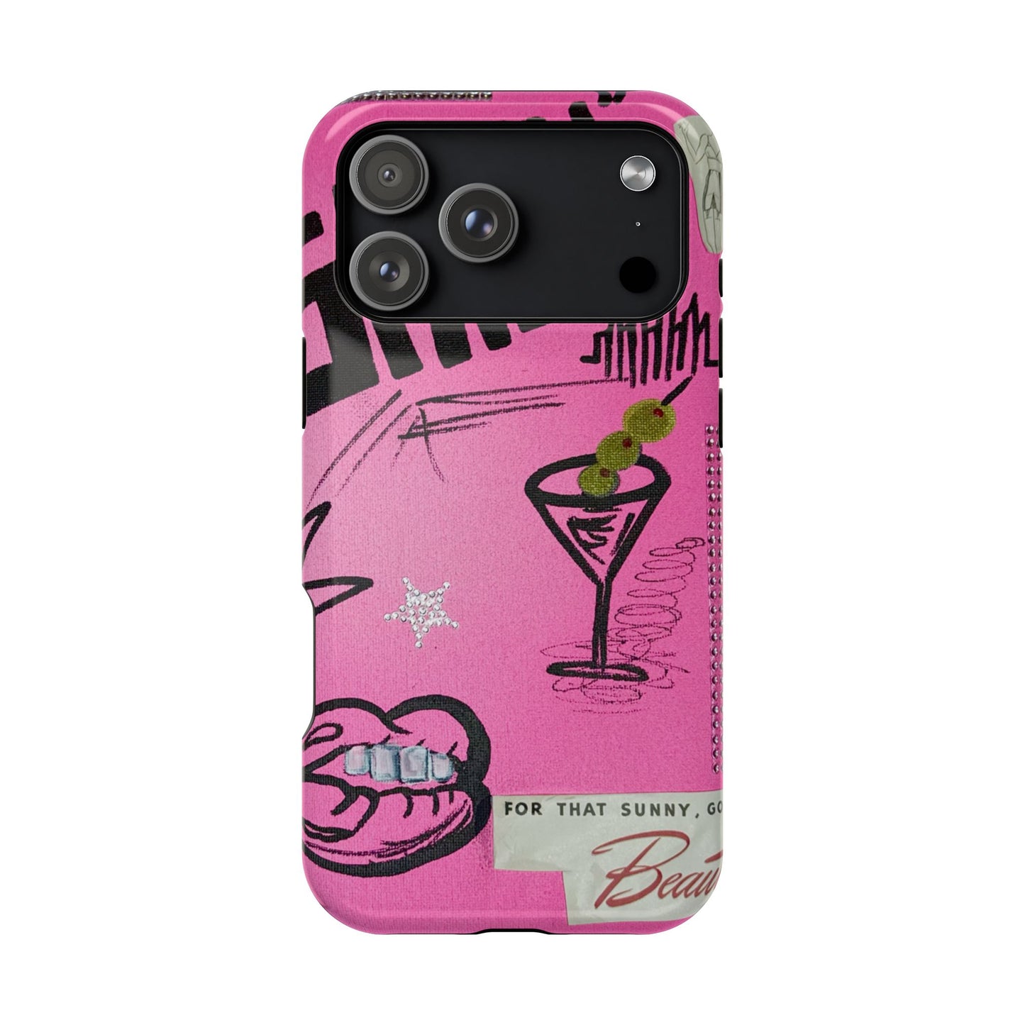 MagSafe "high fashion" airbrush iPhone case