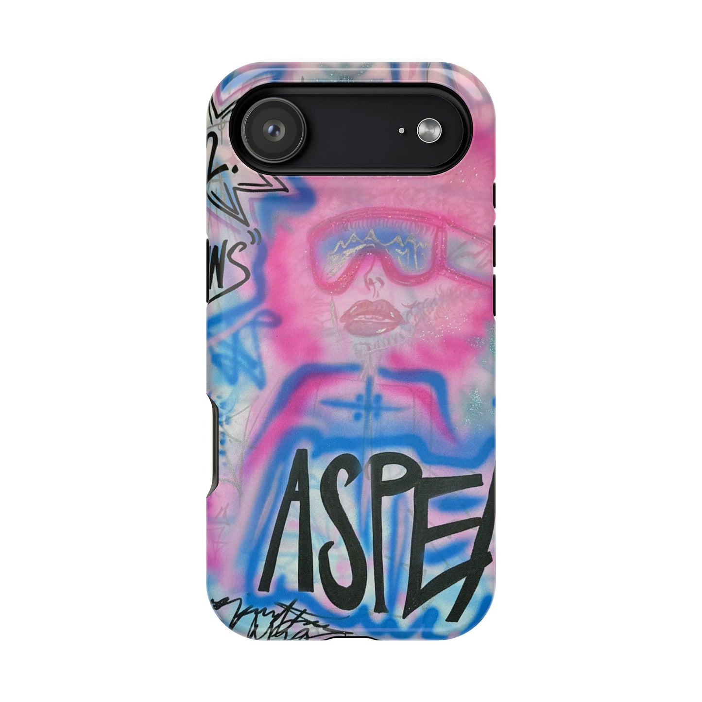 MagSafe "aspen aspirations" airbrush iPhone case