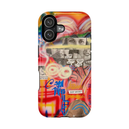 MagSafe Limited Edition "Get Busy" Airbrush iPhone Hülle
