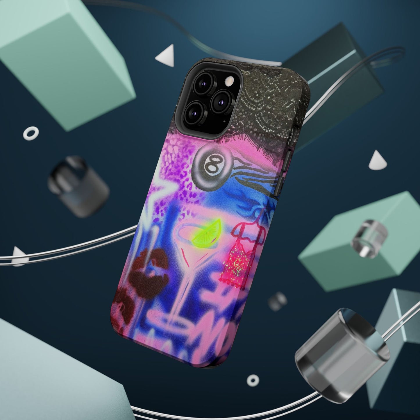 MagSafe "dream life" airbrush iPhone case