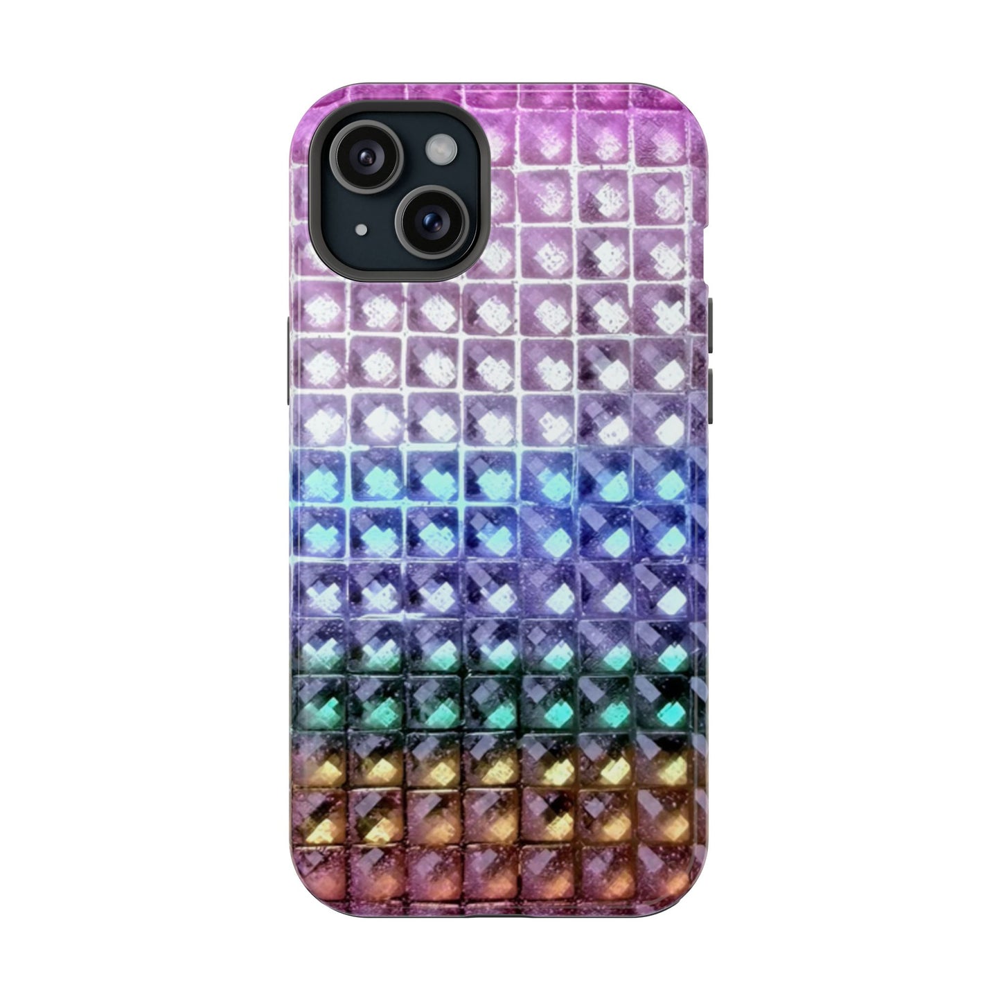 MagSafe "multicolor studs" airbrush iPhone case