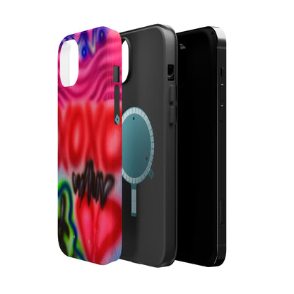 MagSafe Airbrush-iPhone-Hülle „with luv, xoxo“