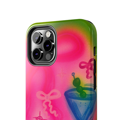"bow martini" airbrush iPhone case