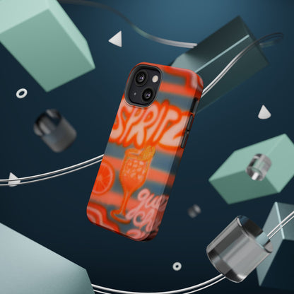 MagSafe "aperol spritz pt. 2" airbrush iPhone case