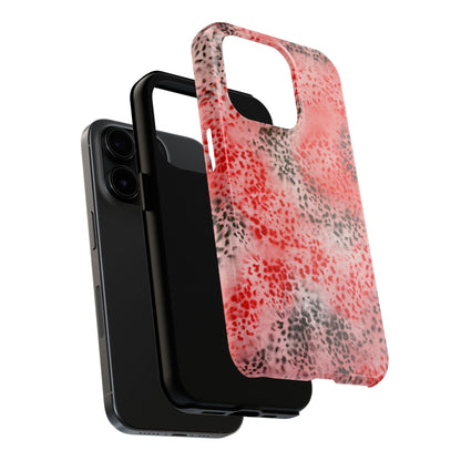 "red cheetah" airbrush iPhone case