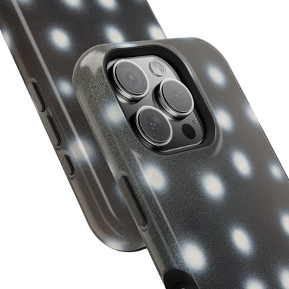 MagSafe "coconut noir polka dot" airbrush iPhone case