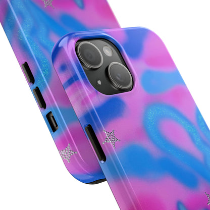 "blue camo" airbrush iPhone case