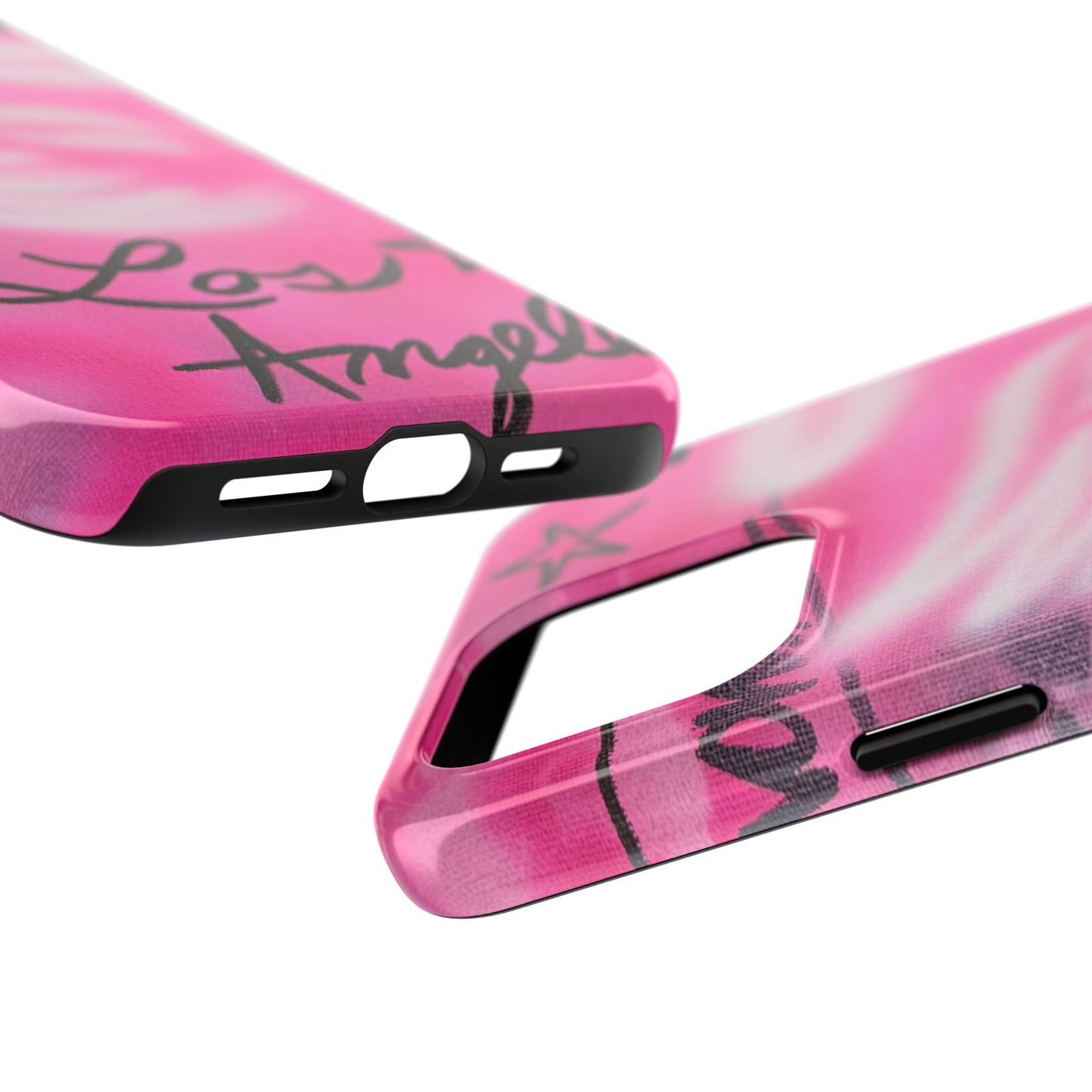 "pink angel wings" airbrush iPhone case