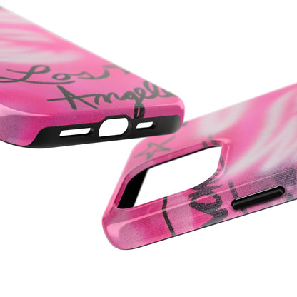 "pink angel wings" airbrush iPhone case