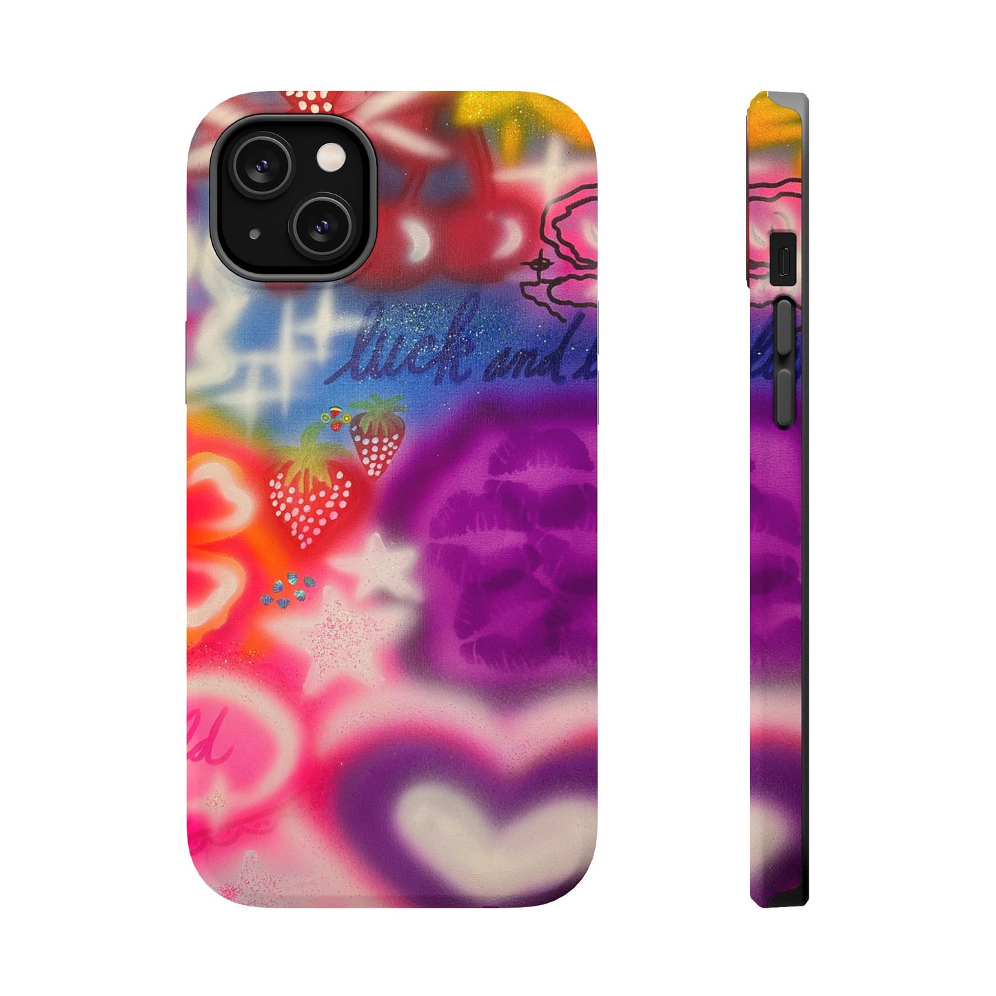 MagSafe „luck & luv pt. 2“ Airbrush iPhone Hülle