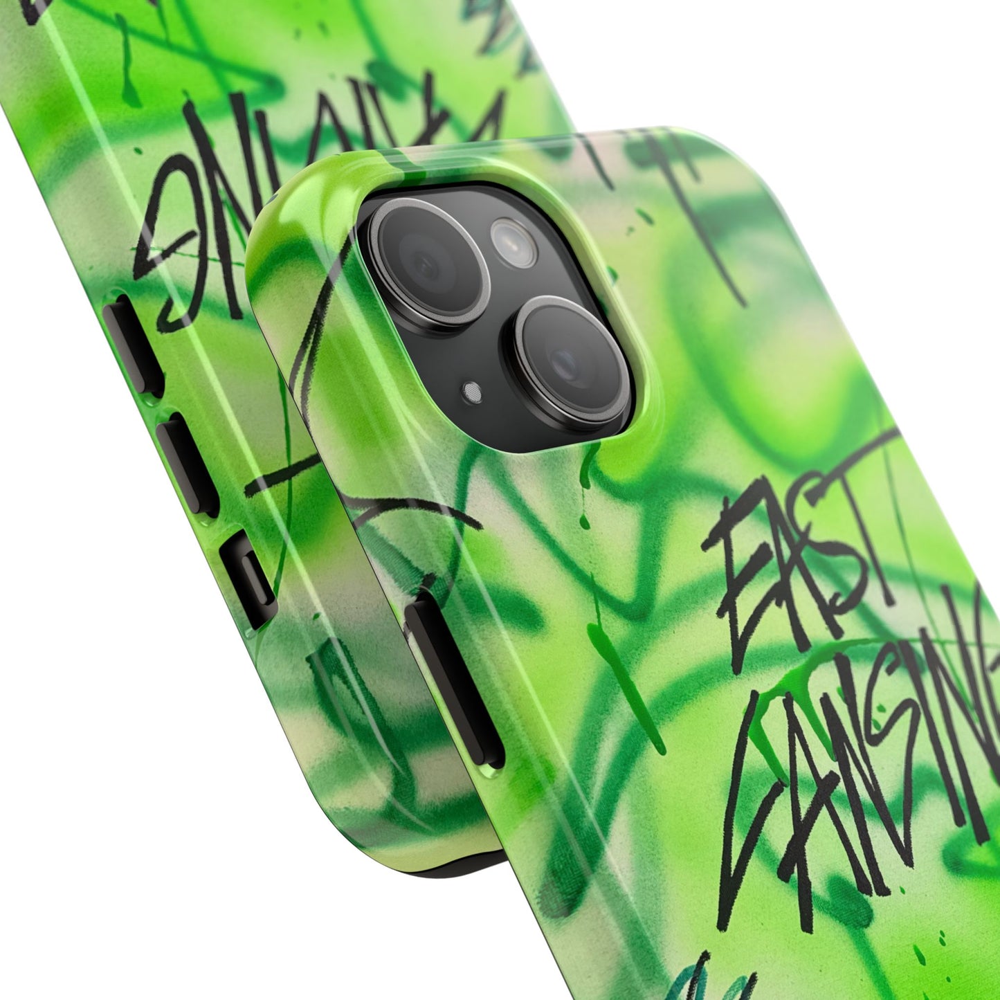 "east lansing, mi" airbrush iPhone case