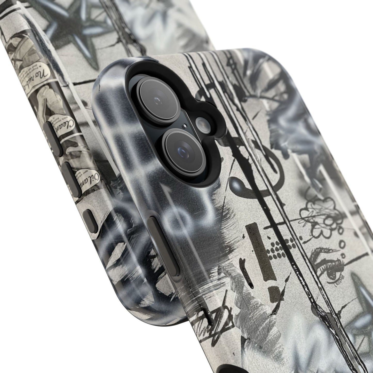 MagSafe "monochrome mood" airbrush iPhone case