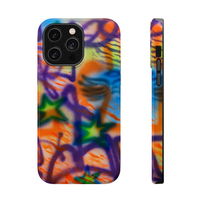 MagSafe "streetwear angel" airbrush iPhone case