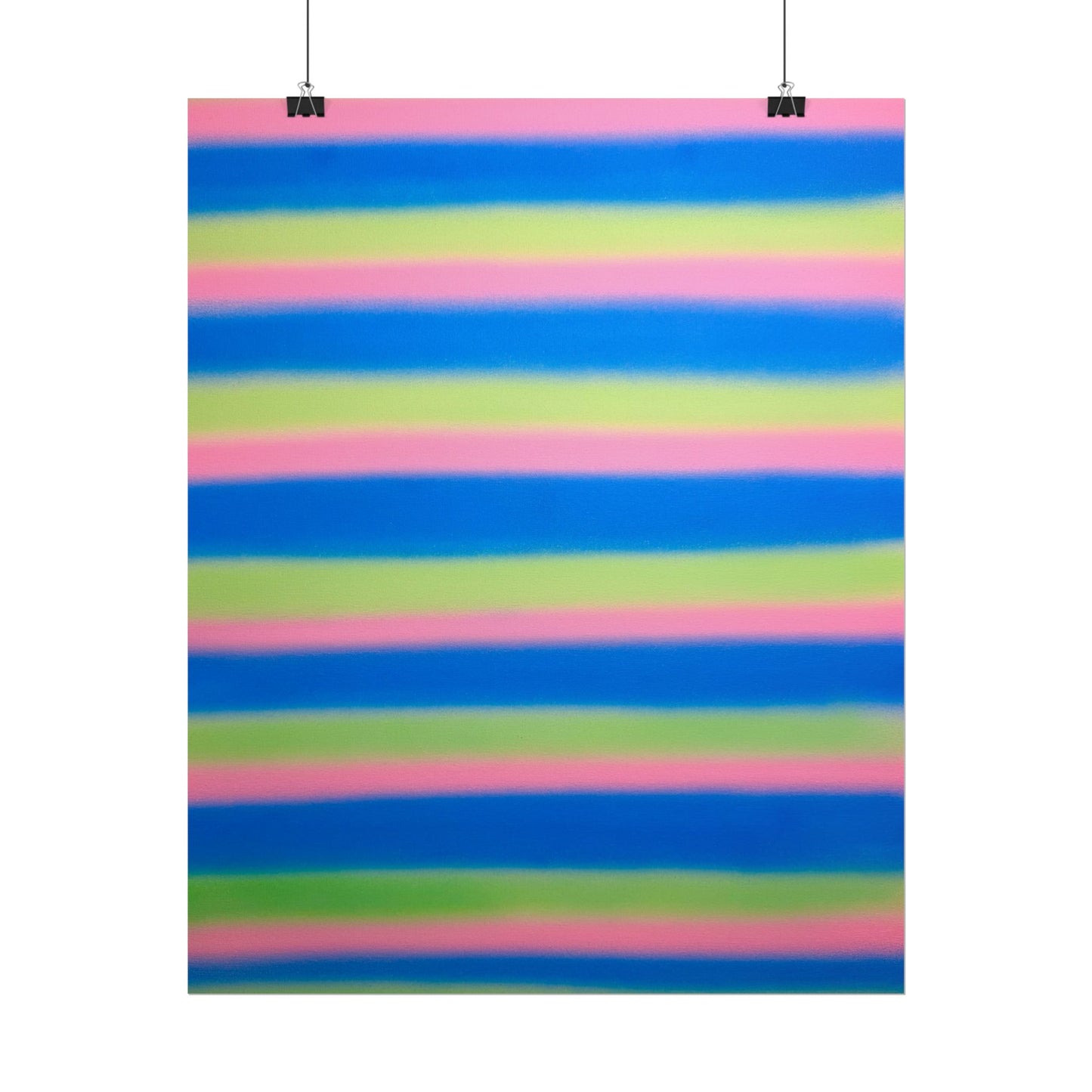 "sherbet stripes" airbrush rolled print