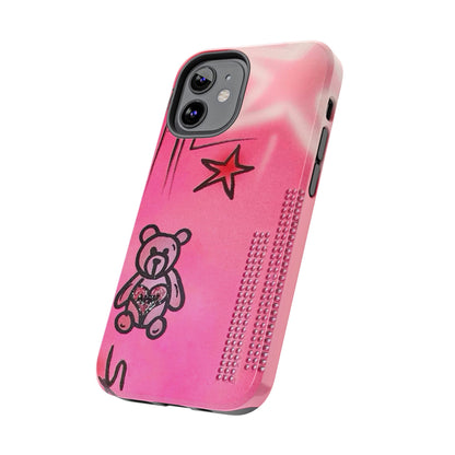 "teddy bear" airbrush iPhone case