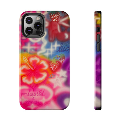 "luck and luv" airbrush iPhone case
