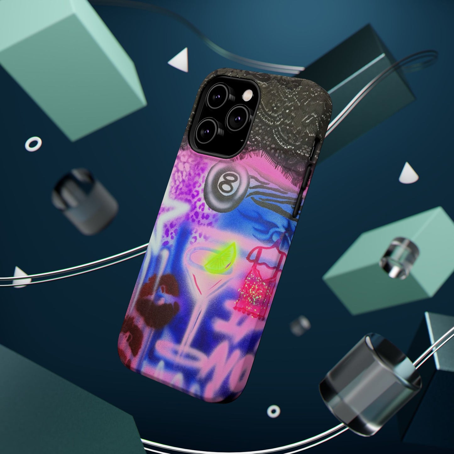 MagSafe "dream life" airbrush iPhone case