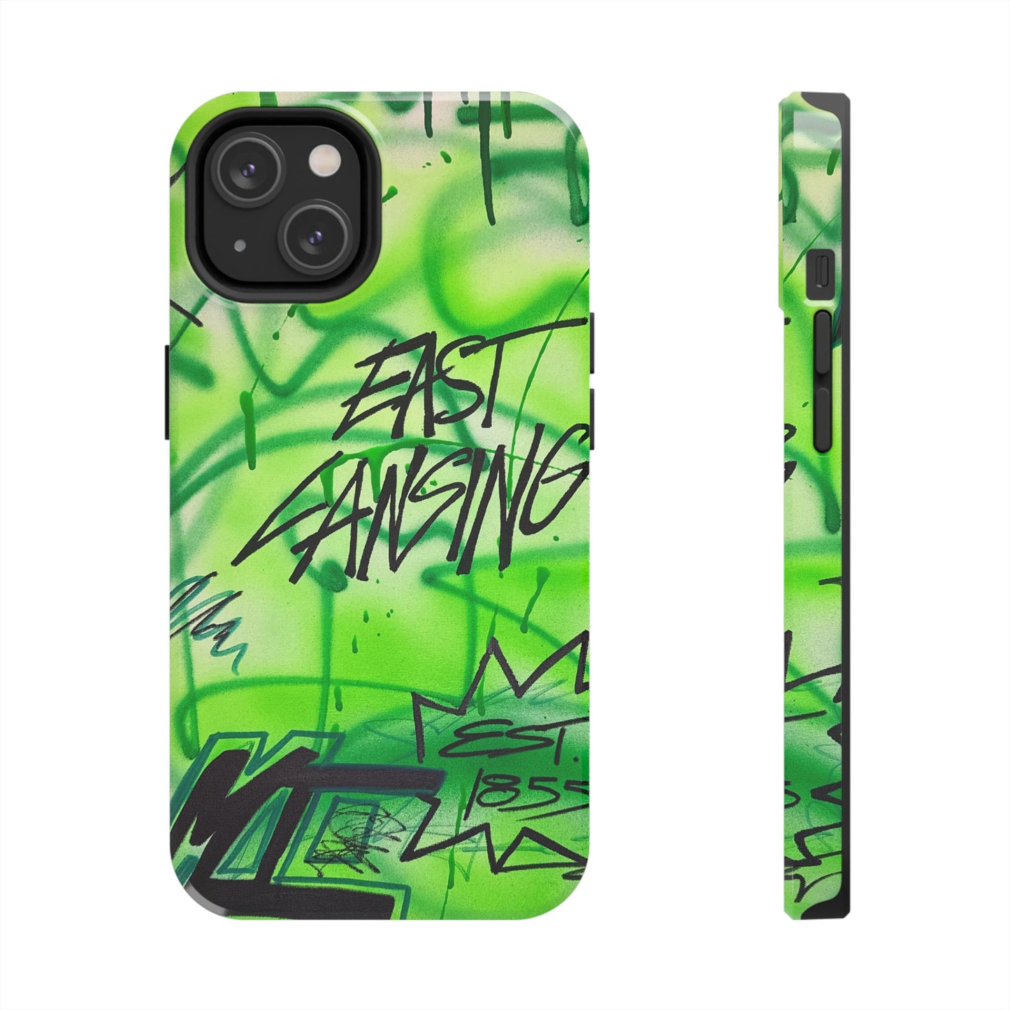 "east lansing, mi" airbrush iPhone case