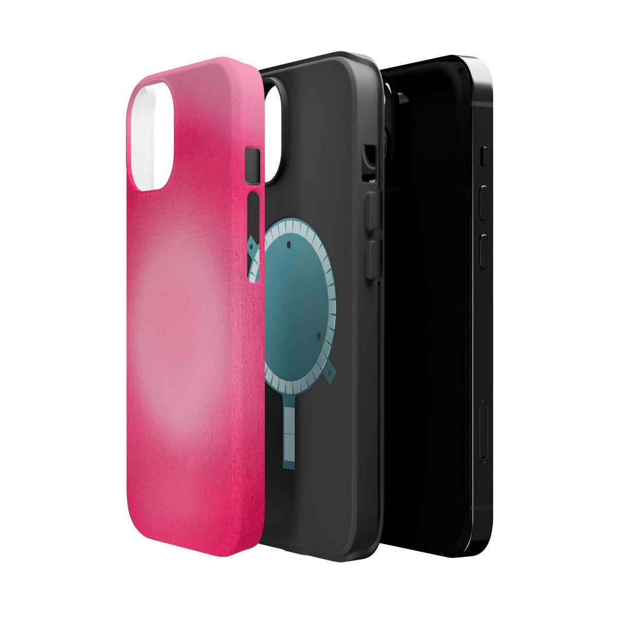 MagSafe "pinkberry" airbrush iPhone case