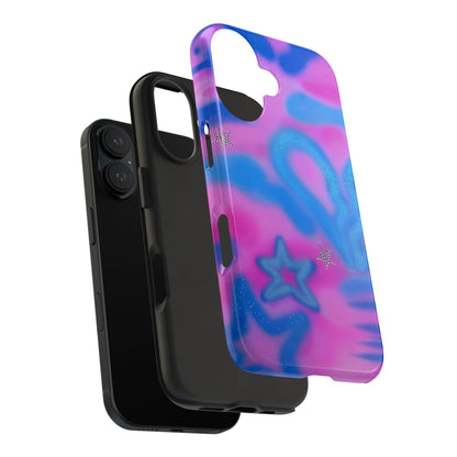 "blue camo" airbrush iPhone case