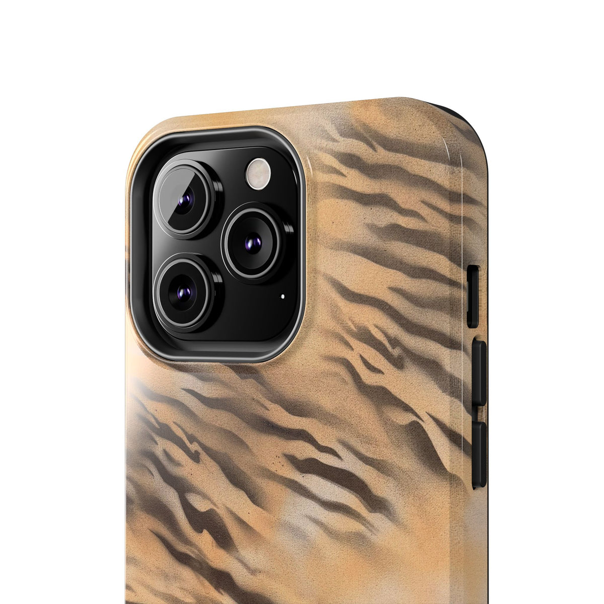 neutral tiger airbrush iPhone case