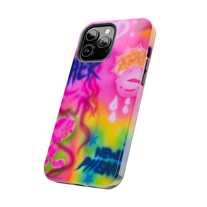 "wanted" airbrush iPhone case