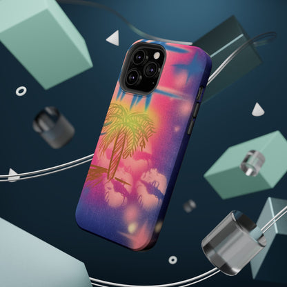 MagSafe "glowy night" airbrush iPhone case