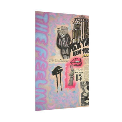 custom nyc airbrush rolled print