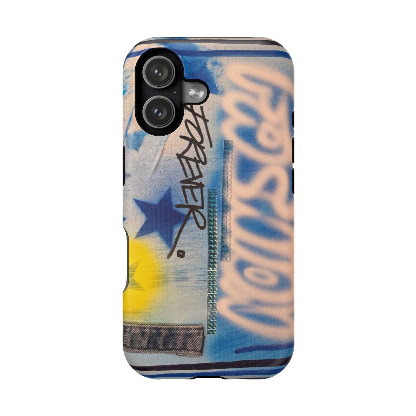 MagSafe "fashion forever" airbrush iPhone case