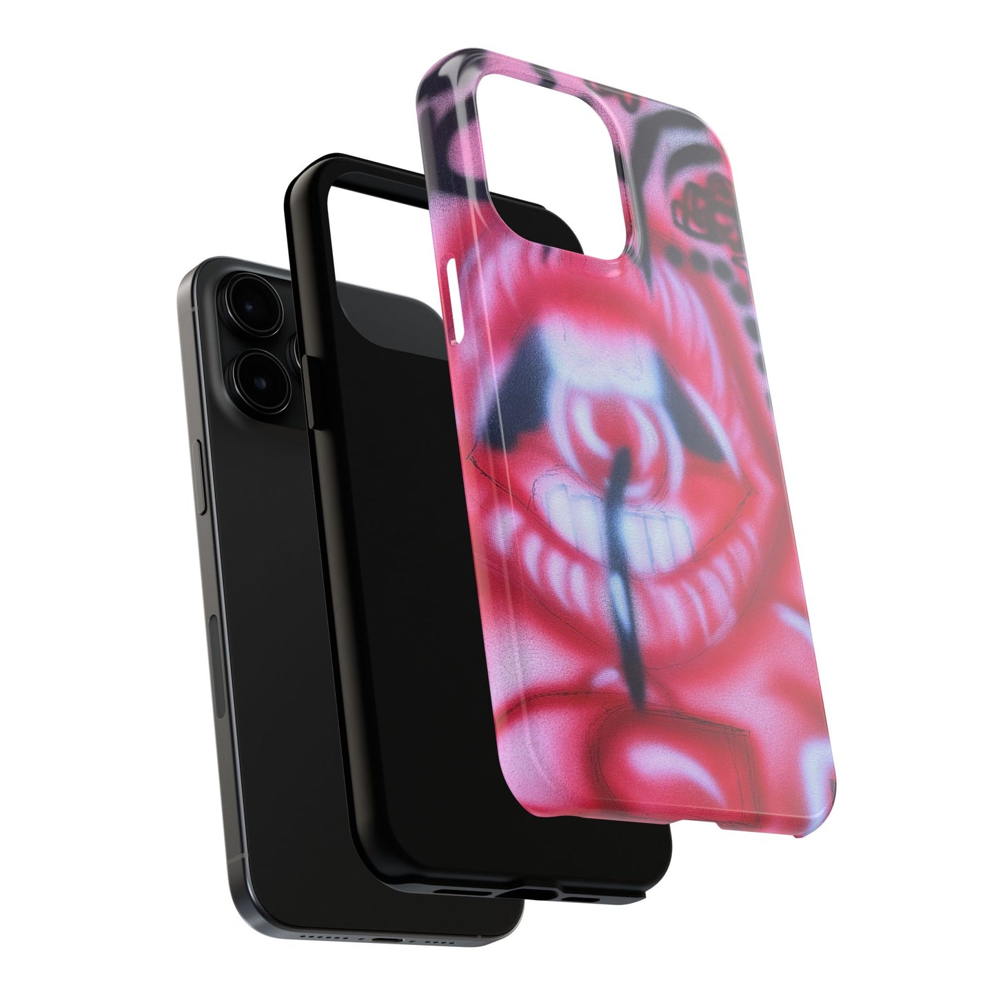 "be happy go lucky" airbrush iPhone case
