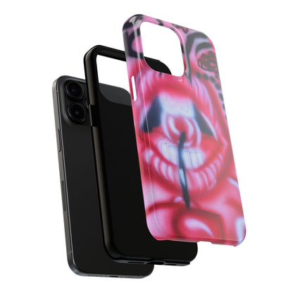 "be happy go lucky" airbrush iPhone case