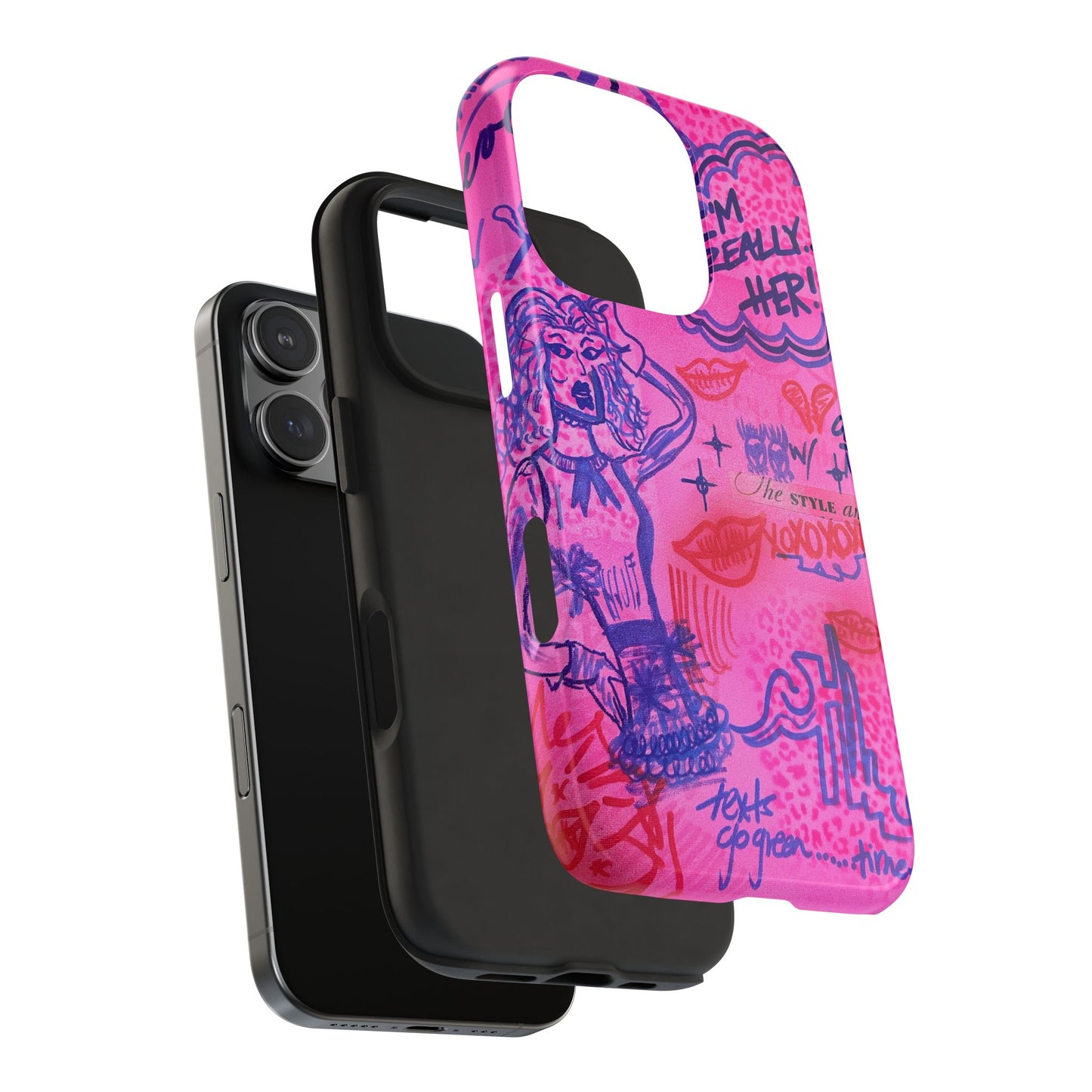 "really "HER!" airbrush iPhone case