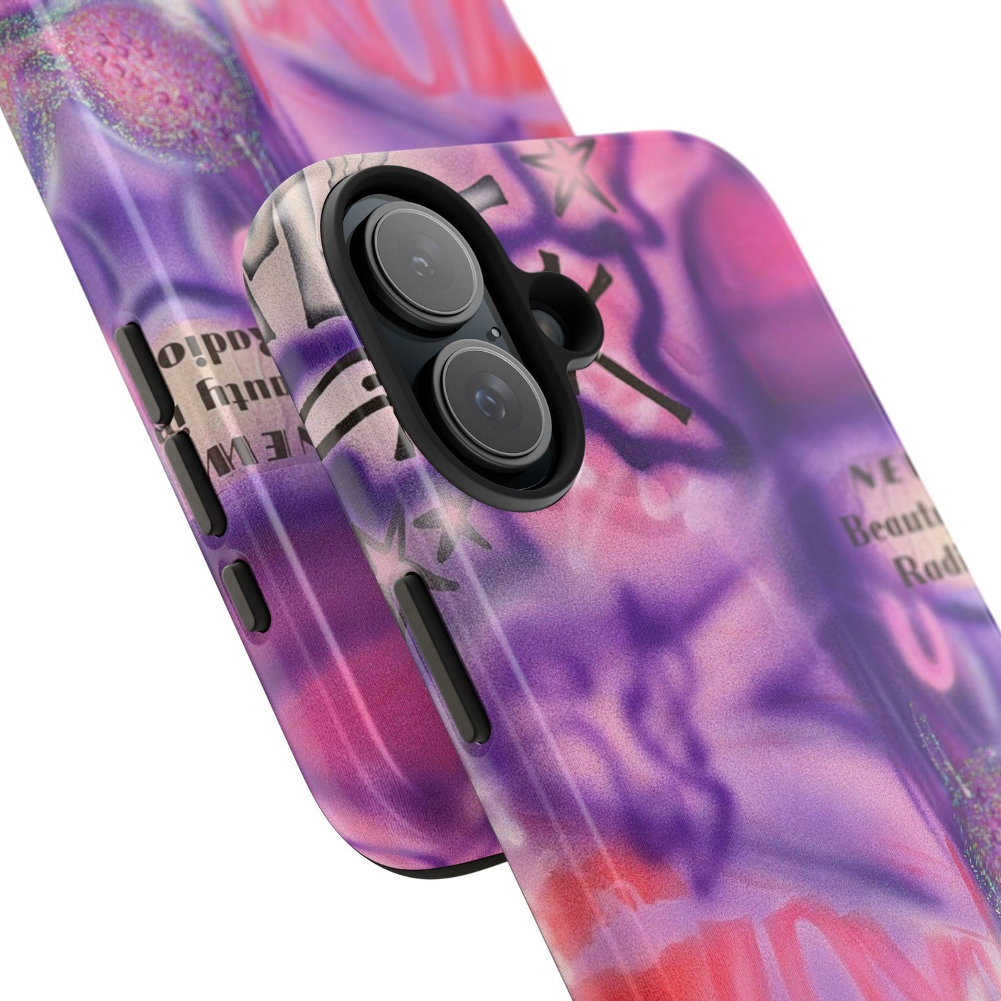 "mic check" airbrush iPhone case