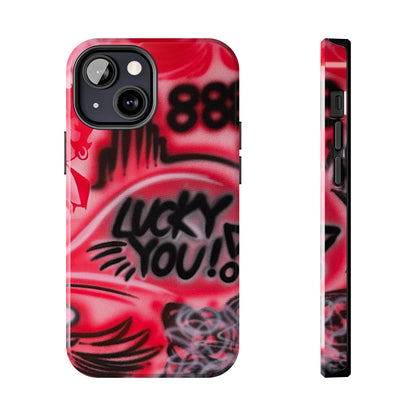 "LUCKY YOU! PT. 2" airbrush iPhone case