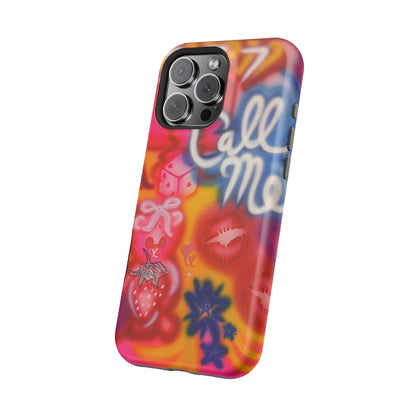 MagSafe "CALL ME!" airbrush iPhone case