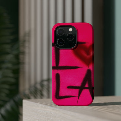 MagSafe „I ❤️ LA“ Airbrush iPhone-Hülle