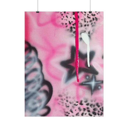 "pink cheetah" airbrush rolled print