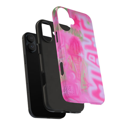 "sunset sorbet" airbrush iPhone case