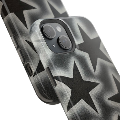 MagSafe "chrome stars" airbrush iPhone case