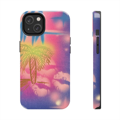 "glowy night" airbrush iPhone case
