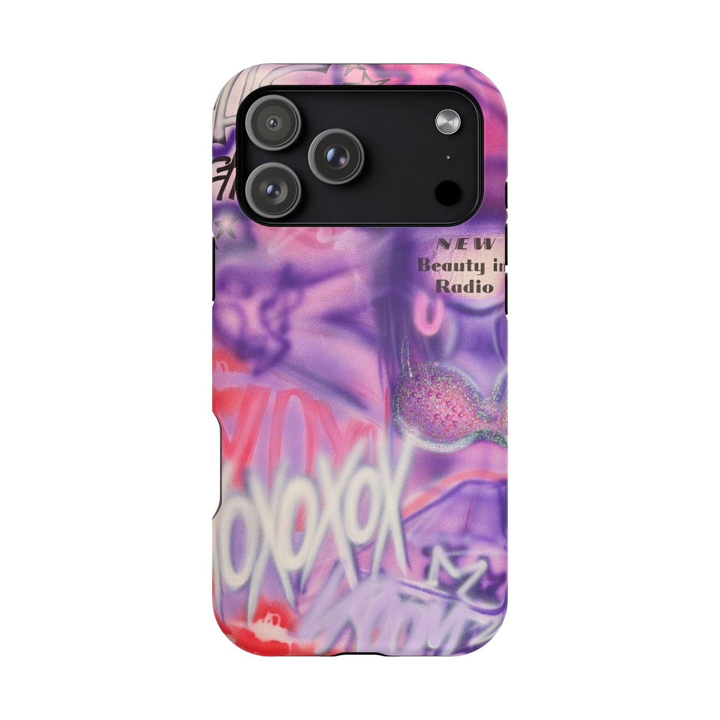 MagSafe "mic check" airbrush iPhone case