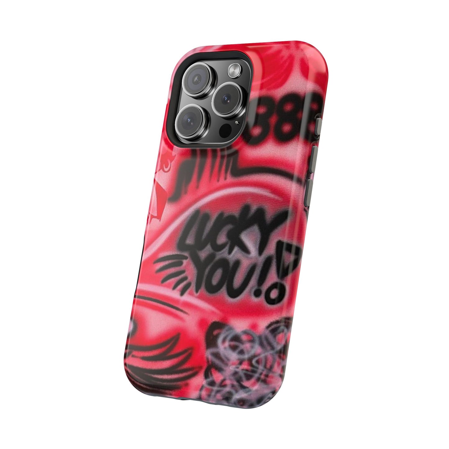 MagSafe „lucky you! pt. 2“ Airbrush iPhone Hülle
